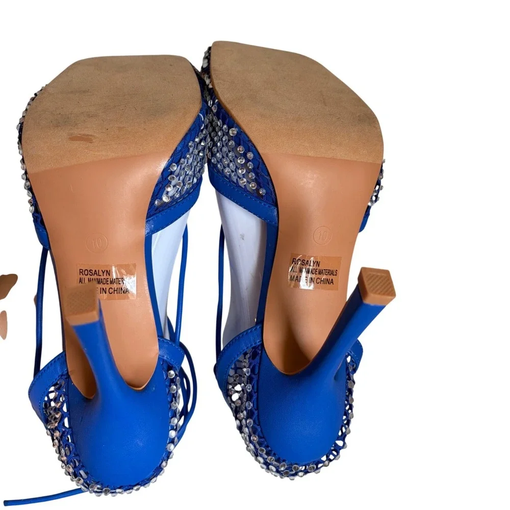 Mixx Shuz Rosalyn Blue Rhinestone Mesh DO NOT BUY‎ / NOT AVAILABLE